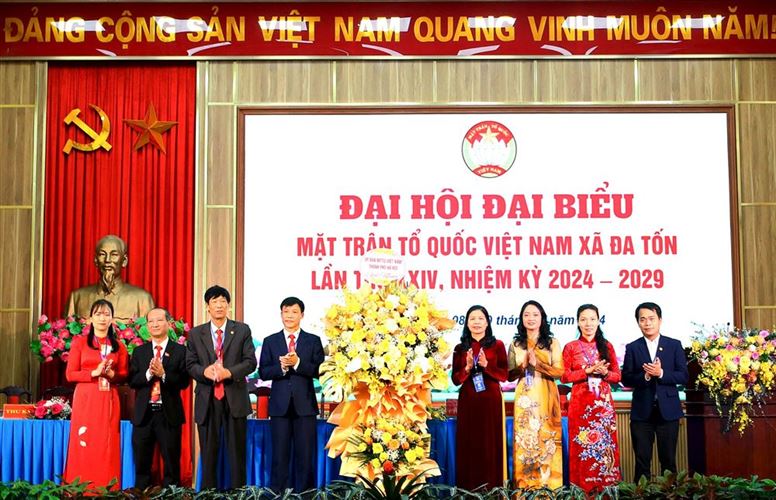 Đại hội điểm Uỷ ban MTTQ Việt Nam xã Đa Tốn, huyện Gia Lâm lần thứ XXIV, nhiệm kỳ 2024-2029 thành công tốt đẹp