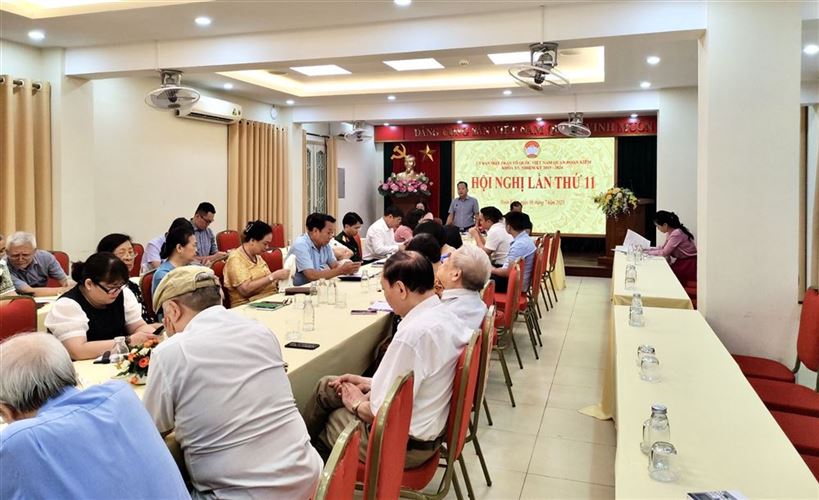 Quận Hoàn Kiếm tổ chức Hội nghị lần thứ 11 Uỷ ban MTTQ Việt Nam quận khóa XV, nhiệm kỳ 2019 – 2024