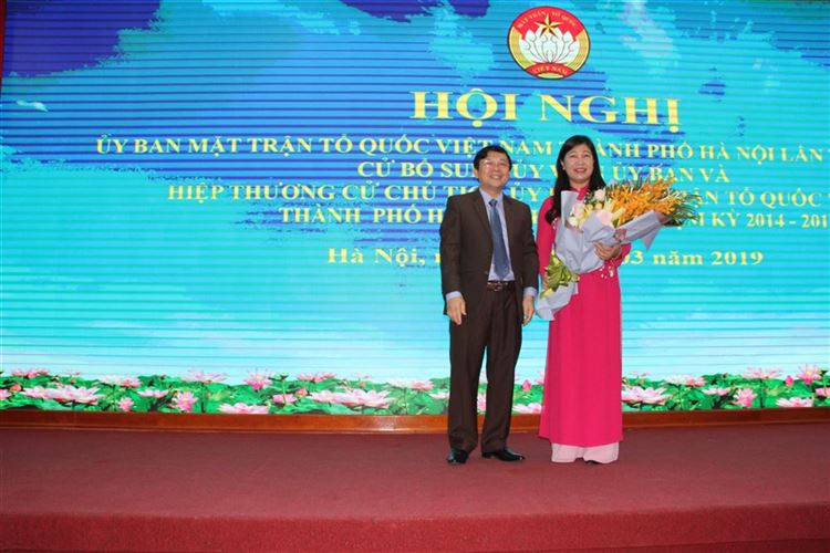 Hội nghị Uỷ ban MTTQ Việt Nam thành phố Hà Nội lần thứ XVI, nhiệm kỳ 2014-2019 kiện toàn chức danh Chủ tịch Uỷ ban MTTQ Việt Nam thành phố Hà Nội 