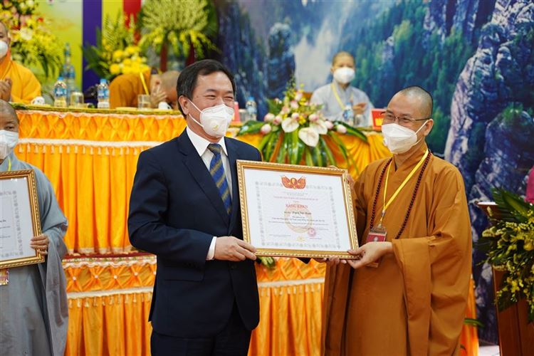 Ban Trị sự Giáo hội Phật giáo quận Đống Đa tổ chức Đại hội Phật giáo Quận lần thứ IX, nhiệm kỳ 2021-2026.