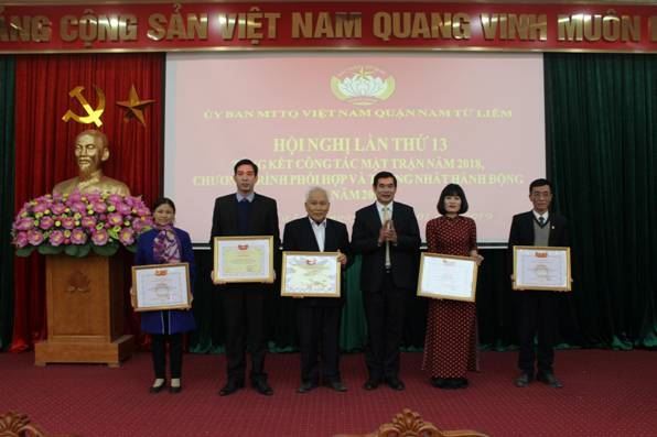Hội nghị lần thứ 13 Uỷ ban MTTQ Việt Nam quận Nam Từ Liêm
