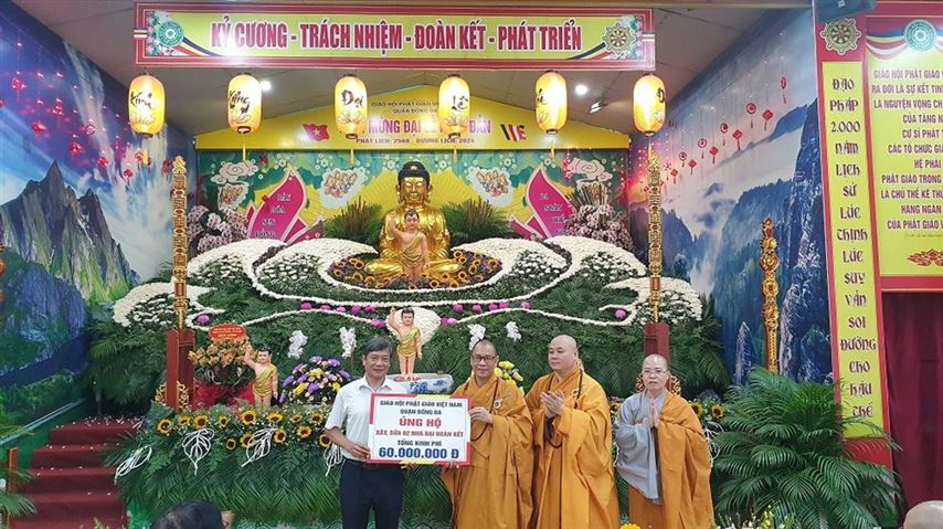 Quận Đống Đa tổ chức lễ Phật lịch 2568 - Dương lịch 2024 tại chùa Bộc, quận Đống Đa, thành phố Hà Nội.