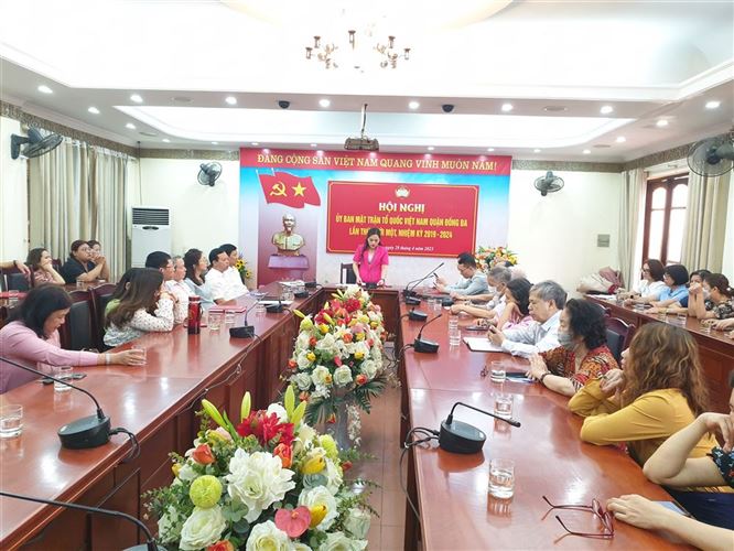 Hội nghị Ủy ban MTTQ Việt Nam quận Đống Đa lần thứ 11, nhiệm kỳ 2019-2024