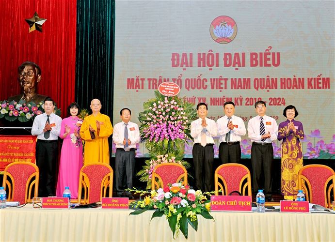 Quận Hoàn Kiếm tổ chức Đại hội đại biểu MTTQ Việt Nam quận Hoàn Kiếm lần thứ XV, nhiệm kỳ 2019 – 2024 
