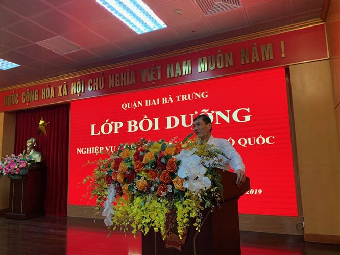 Quận Hai Bà Trưng tổ chức hội nghị tuyên truyền, quán triệt Nghị quyết Đại hội đại biểu MTTQ Việt Nam TP Hà Nội lần thứ XVII, nhiệm kỳ 2019 -2024