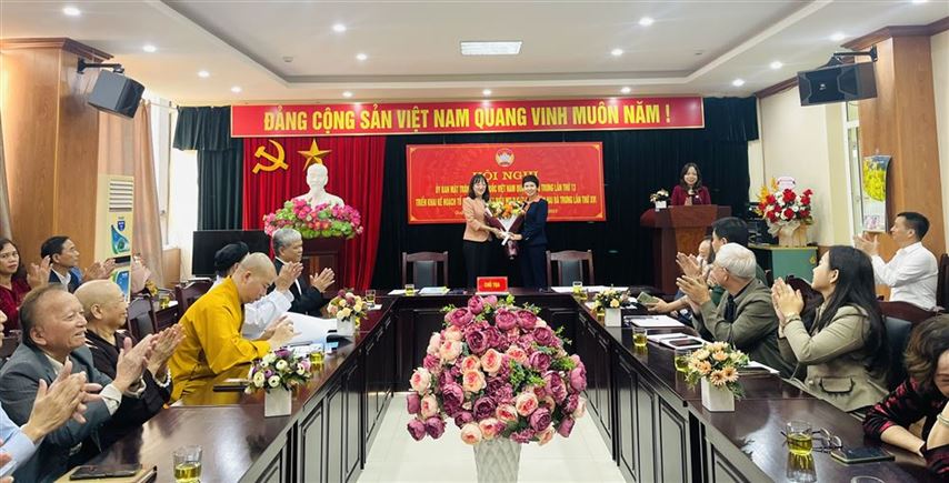 Ủy ban MTTQ Việt Nam quận Hai Bà Trưng tổ chức hội nghị lần thứ 13 khóa XV, nhiệm kỳ 2019-2024 
