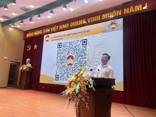 Ủy ban MTTQ Việt Nam quận Hai Bà Trưng triển khai hướng dẫn công tác tổ chức Đại hội MTTQ Việt Nam các cấp nhiệm kỳ 2024-2029