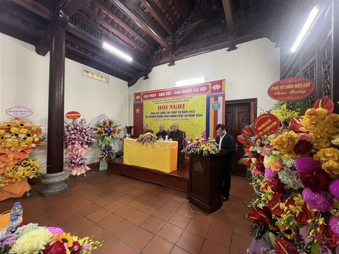 Quận Ba Đình tổ chức tổng kết công tác Phật sự năm 2023
