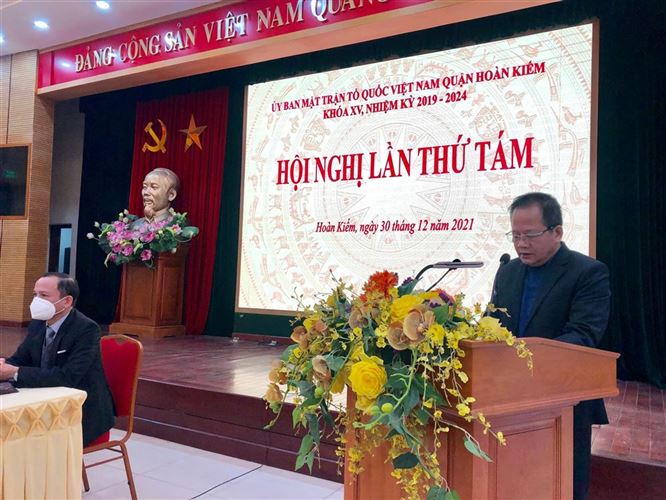 Quận Hoàn Kiếm tổ chức Hội nghị lần thứ Tám Uỷ ban MTTQ Việt Nam quận khóa XV, nhiệm kỳ 2019 – 2024