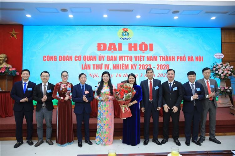 Đại hội Công đoàn cơ quan Ủy ban MTTQ Việt Nam thành phố Hà Nội lần thứ IV, nhiệm kỳ 2023-2028 “Đổi mới - Dân chủ - Đoàn kết - Phát triển”