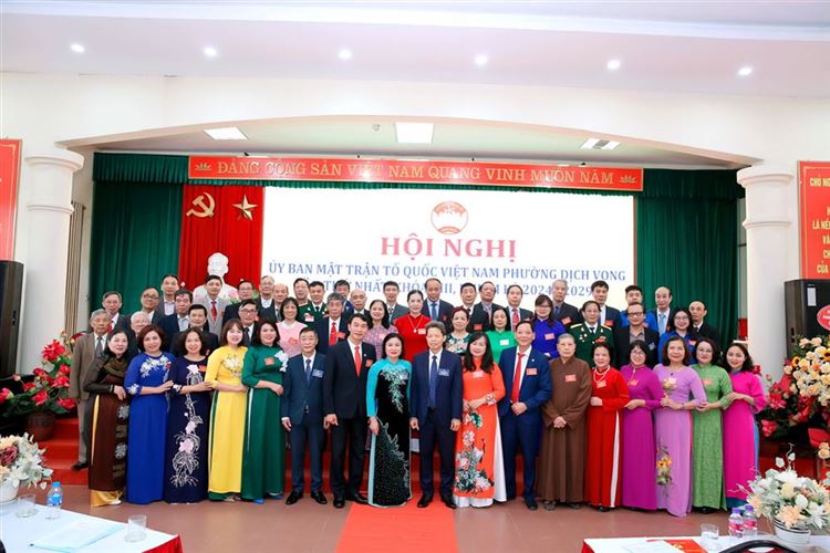 Quận Cầu Giấy hoàn thành công tác chỉ đạo tổ chức  Đại hội đại biểu MTTQ Việt Nam nhiệm kỳ 2024-2029  đối với các phường trên địa bàn quận