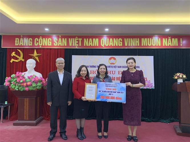 Quận Hai Bà Trưng: Vận động ủng hộ Quỹ Vì biển đảo Việt Nam (đợt 1)