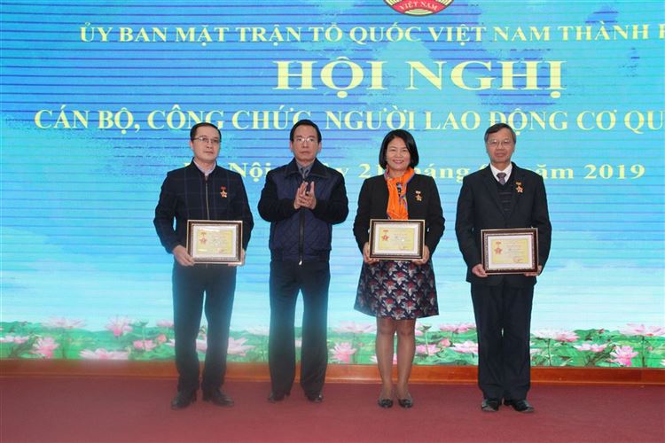 Hội nghị cán bộ, công chức, người lao động cơ quan Ủy ban MTTQ Việt Nam thành phố Hà Nội năm 2019