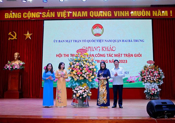 Uỷ ban MTTQ Việt Nam quận Hai Bà Trưng tổ chức thành công chung khảo Hội thi Trưởng ban Công tác mặt trận giỏi năm 2023