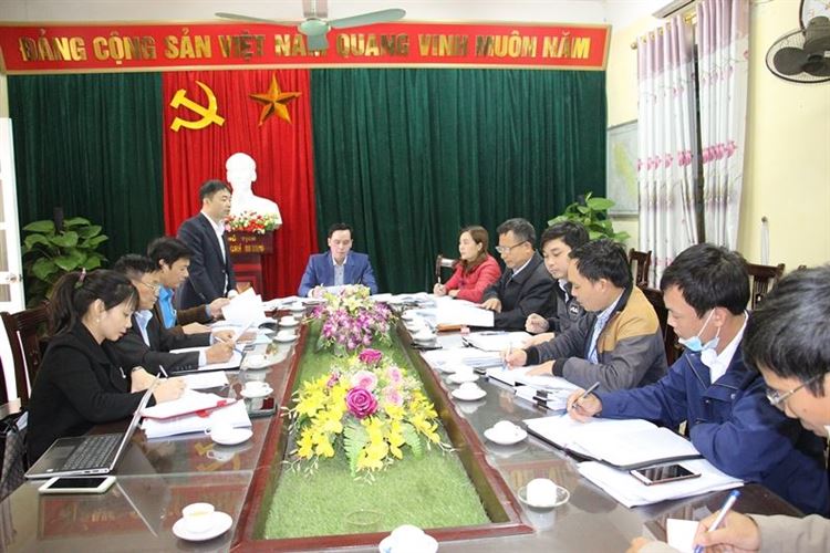 Lãnh đạo huyện Chương Mỹ kiểm tra công tác bầu cử đại biểu Quốc hội khóa XV và HĐND các cấp nhiệm kỳ 2021-2026 tại xã Hoàng Diệu và Lam Điền
