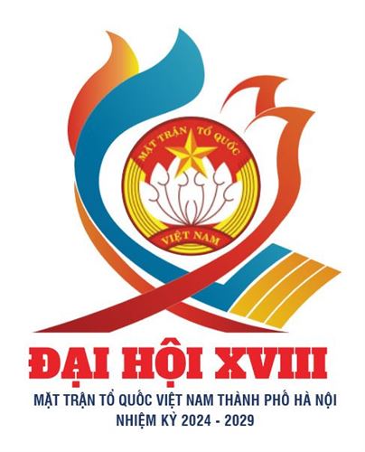 Ra mắt biểu trưng nhận diện truyền thông Đại hội đại biểu Mặt trận Tổ quốc Việt Nam thành phố Hà Nội lần thứ XVIII, nhiệm kỳ 2024-2029