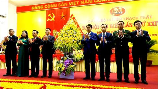 Khai mạc Đại hội Đại biểu Đảng bộ huyện Thạch Thất  lần thứ XXIV, nhiệm kỳ 2020-2025