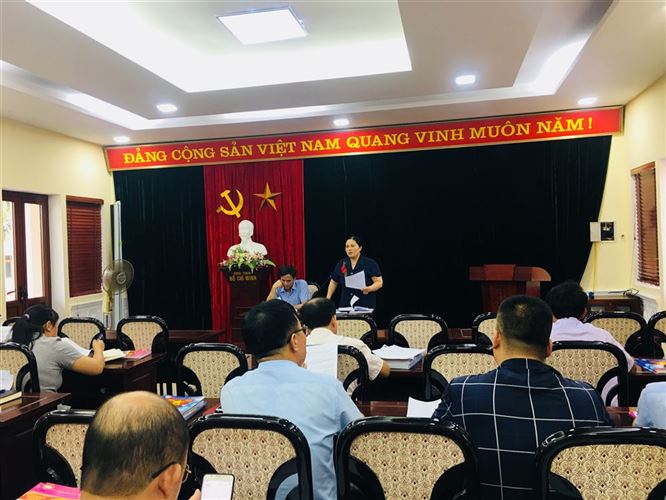 Ủy ban MTTQ Việt Nam huyện Đông Anh họp triển khai các hoạt động của Ủy ban MTTQ Việt Nam các cấp trước, trong và sau Đại hội Đảng các cấp