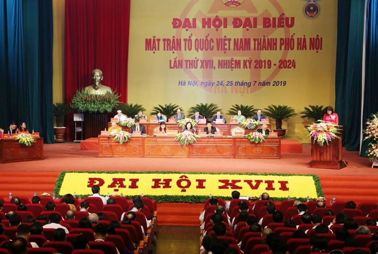 Ngày làm việc thứ nhất Đại hội đại biểu MTTQ Việt Nam TP Hà Nội lần thứ XVII:Thông qua nhiều nội dung quan trọng