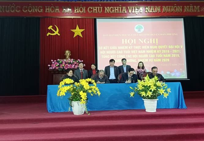 Huyện Đan Phượng sơ kết giữa nhiệm kỳ thực hiện nghị quyết Đại hội V Hội Người cao tuổi Việt Nam nhiệm kỳ 2016 - 2021