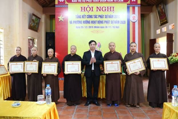 Ban trị sự giáo hội Phật giáo Việt Nam quận Nam Từ Liêm  tổ chức hội nghị tổng kết công tác Phật sự năm 2019
