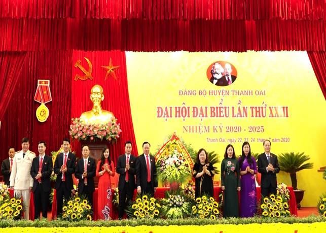 Đại hội Đại biểu lần thứ XXIII Đảng bộ huyện Thanh Oai, nhiệm kỳ 2020 – 2025