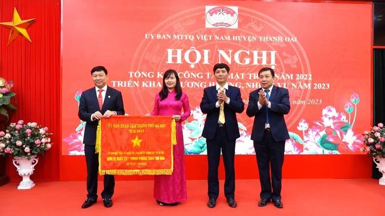 Ủy ban MTTQ Việt Nam huyệnThanh Oai tổng kết công tác Mặt trận năm 2022