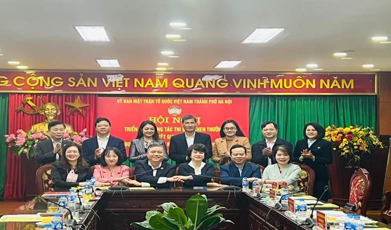 Cụm thi đua số 1 - Ủy ban MTTQ Việt Nam thành phố Hà Nội tổ chức Hội nghị triển khai công tác thi đua khen thưởng và  ký kết giao ước thi đua năm 2023