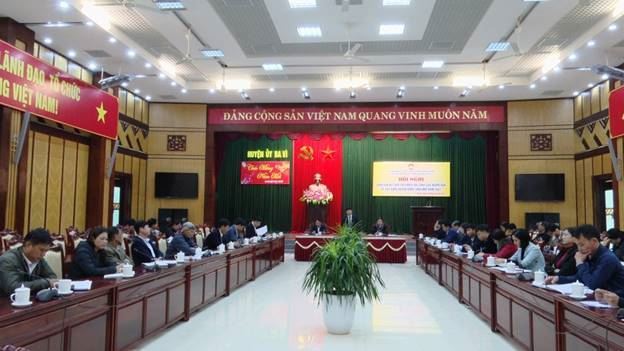 Ủy ban MTTQ Việt Nam Thành phố kiểm tra, đánh giá kết quả lấy phiếu hài lòng của người dân huyện Ba Vì về huyện nông thôn mới năm 2022