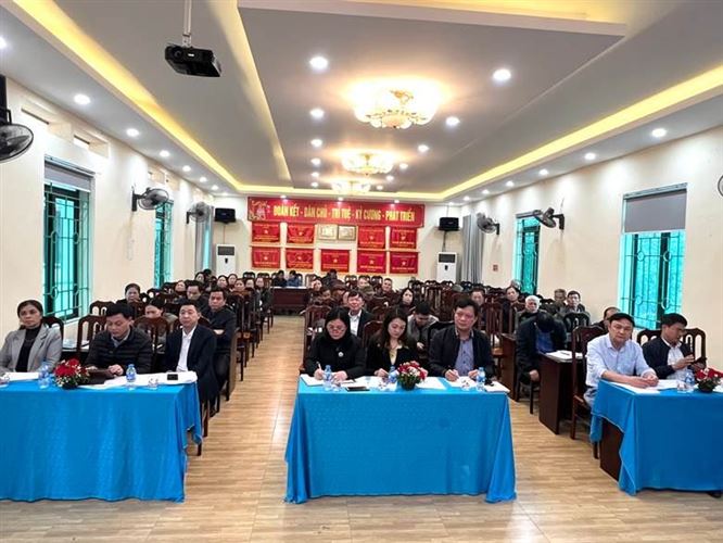 Thị trấn Quốc Oai tổ chức Hội nghị đại biểu Nhân dân năm 2023