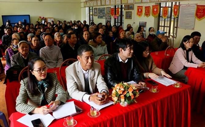 Hội nghị đại biểu Nhân dân tại Tổ dân phố Phù Sa, phường Viên Sơn, thị xã Sơn Tây