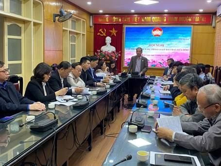 Ủy ban MTTQ Việt Nam quận Thanh Xuân tổ chức lấy ý kiến Dự thảo Luật Đất đai sửa đổi