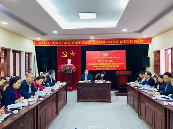 Ban Thường trực Ủy ban MTTQ Việt Nam huyện Đông Anh triển khai hội thi Trưởng Ban Công tác mặt trận giỏi năm 2023