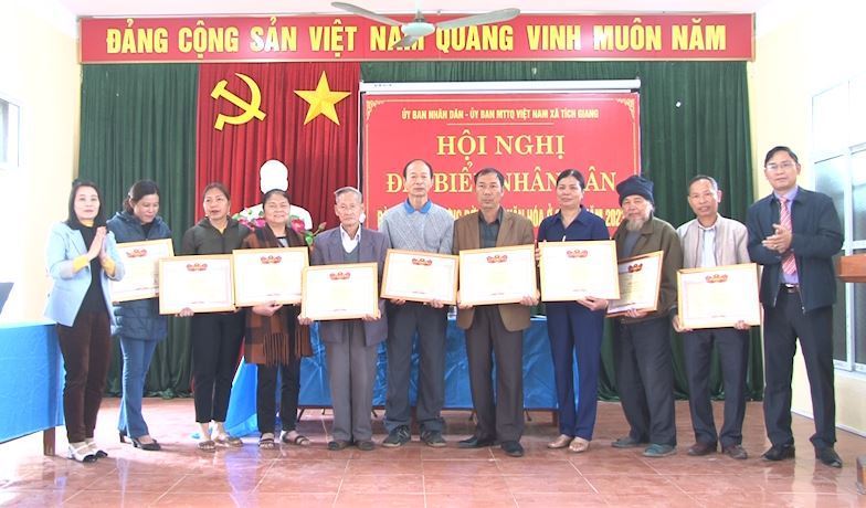Hội nghị đại biểu nhân dân xã Tích Giang huyện Phúc Thọ bàn việc  xây dựng đời sống văn hóa ở cơ sở năm 2023