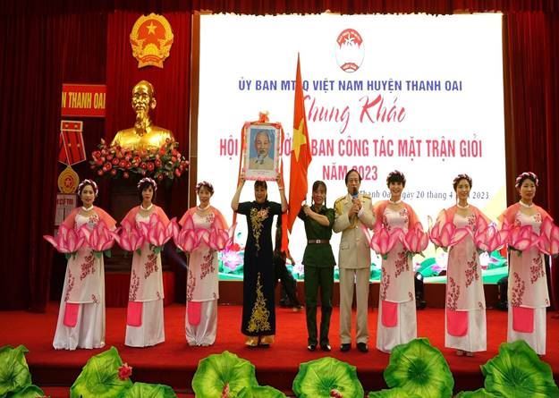 Thanh Oai tổ chức thành công chung khảo hội thi Trưởng ban Công tác Mặt trận giỏi năm 2023  