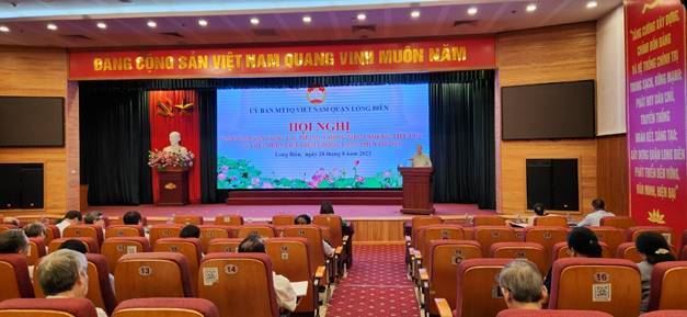 Quận Long Biên tuyên truyền phòng, chống dịch sốt xuất huyết; phòng chống tham nhũng, tiêu cực và thực hành tiết kiệm năm 2023