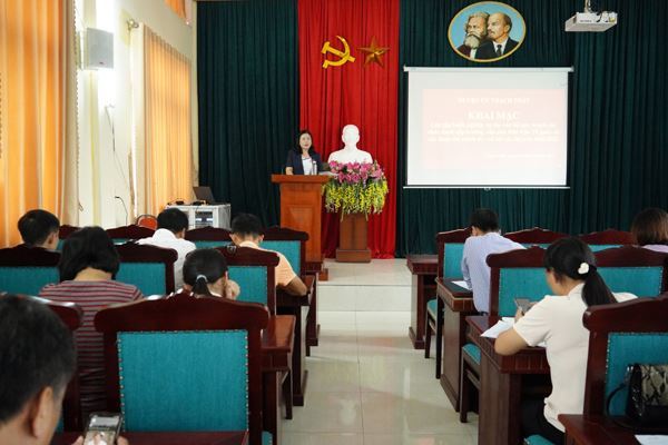 Huyện Thạch Thất tập huấn nghiệp vụ cho cán bộ quy hoạch chức danh cấp Trưởng, Phó MTTQ và các đoàn thể chính trị- xã hội xã, thị trấn năm 2023