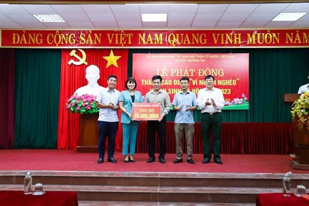 Huyện Thường Tín phát động ủng hộ Quỹ “Vì người nghèo” và an sinh xã hội năm 2023