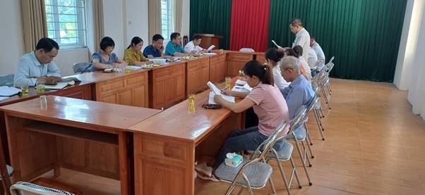 Huyện Thanh Oai kiểm tra công tác Mặt trận một số xã, thị trấn