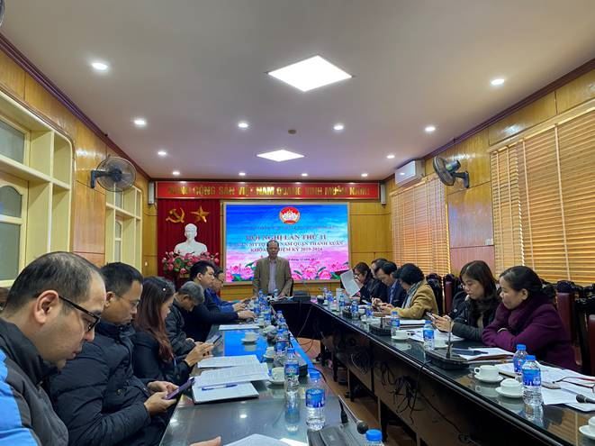 Hội nghị lần thứ 11 Uỷ ban MTTQ Việt Nam quận Thanh Xuân  khóa V, nhiệm kỳ 2019-2024