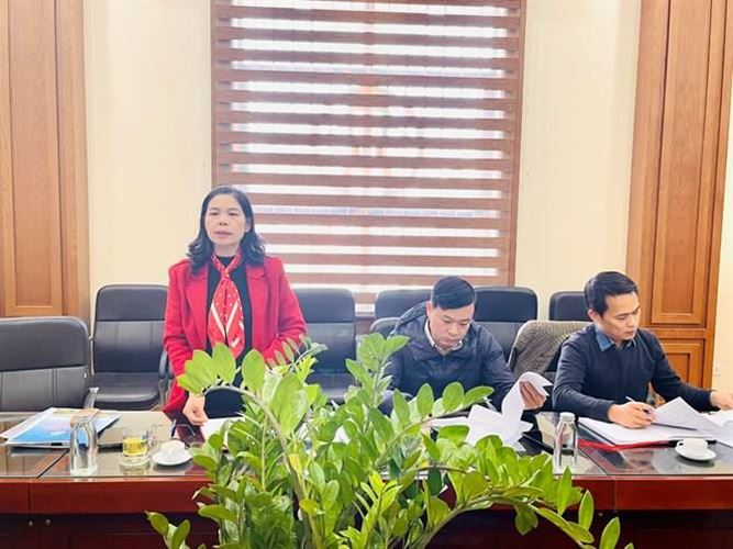Ủy ban MTTQ Việt Nam Thành phố thẩm tra kết quả lấy ý kiến hài lòng của người dân huyện Thanh Trì về chuẩn nông thôn mới nâng cao năm 2023