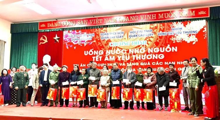 Ủy ban MTTQ Việt Nam quận Cầu Giấy phối hợp tổ chức chương trình “Uống nước nhớ nguồn- Tết ấm yêu thương”