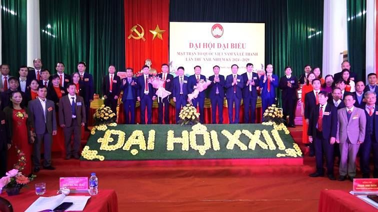 Đại hội điểm MTTQ Việt Nam xã Lê Thanh, huyện Mỹ Đức thành công tốt đẹp