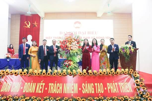 Đại hội đại biểu MTTQ Việt Nam xã Đông Yên, huyện Quốc Oai lần thứ XXI, nhiệm kỳ 2024 – 2029 thành công tốt đẹp