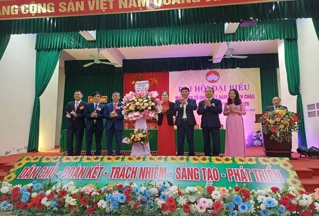 Xã Liên Châu huyện Thanh Oai tổ chức thành công Đại hội đại biểu MTTQ Việt Nam xã lần thứ XXIII, nhiệm kỳ 2024 - 2029