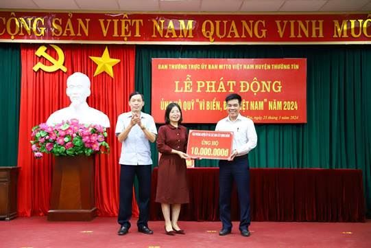 Ủy ban MTTQ Việt Nam huyện Thường Tín triển khai vận động ủng hộ Quỹ “Vì biển, đảo Việt Nam” năm 2024