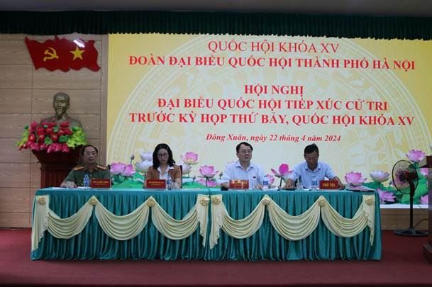 Đại biểu Quốc hội TP Hà Nội tiếp xúc cử tri tại xã Đông Xuân, huyện Quốc Oai