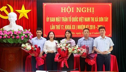 Hội nghị lần thứ 17 Ủy ban MTTQ Việt Nam thị xã Sơn Tây khóa XX nhiệm kỳ 2019-2024