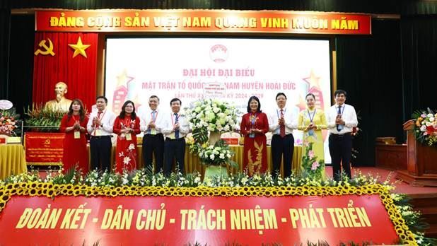 Đại hội đại biểu MTTQ Việt Nam huyện Hoài Đức khóa XXI nhiệm kỳ 2024 – 2029