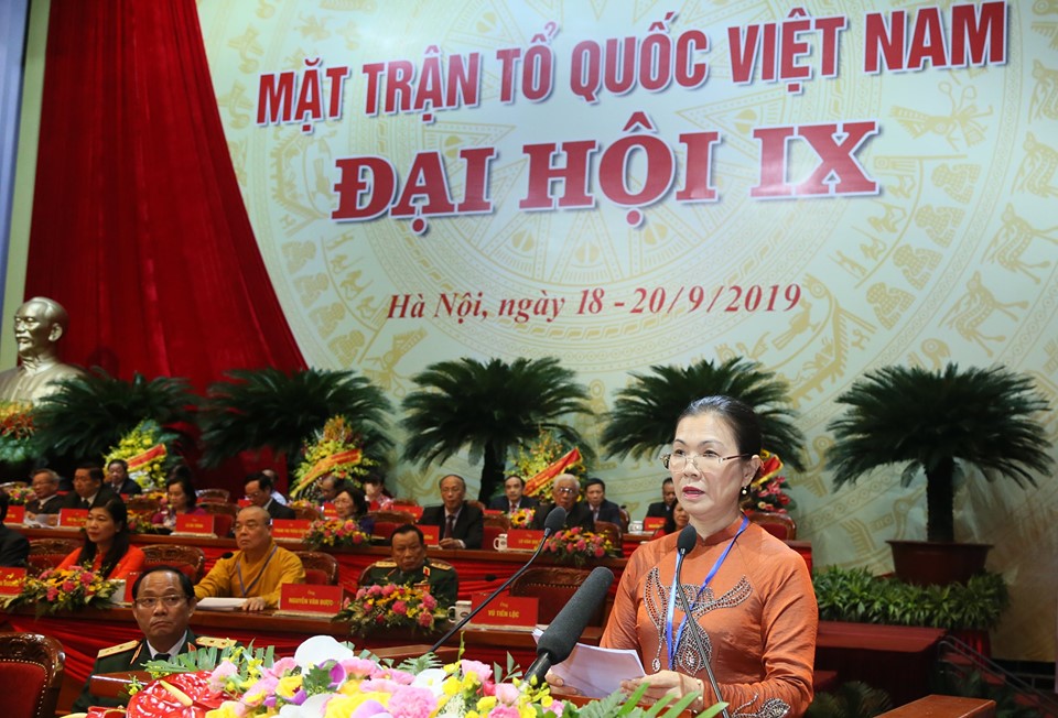 Bế mạc Đại hội đại biểu toàn quốc MTTQ Việt Nam lần thứ IX - 1
